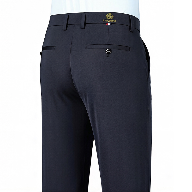Embroidery Workshop - Pantaloni Eleganti da Uomo Elasticizzati 2026,