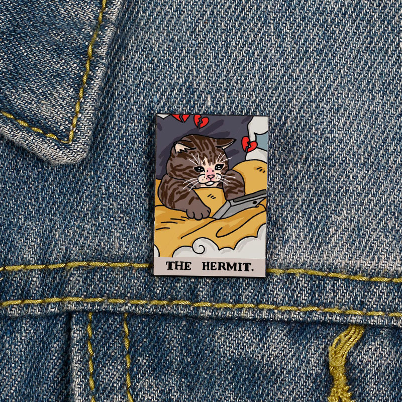 Embroidery Fish - Spilla gatto triste marca tarocchi di
