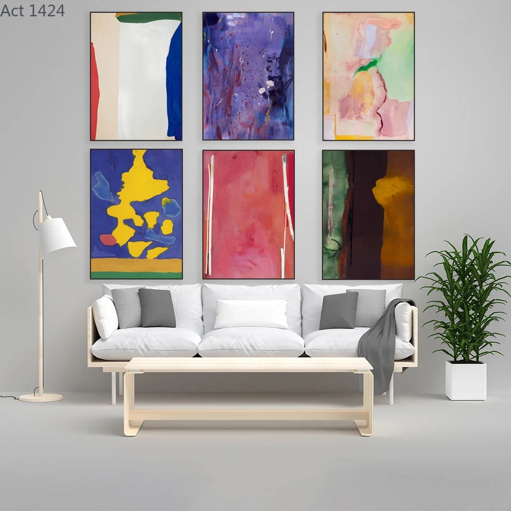 Embroidery Wall Art - Helen Frankenthaler, Pittore Americano dell'Espressionismo Astratto,