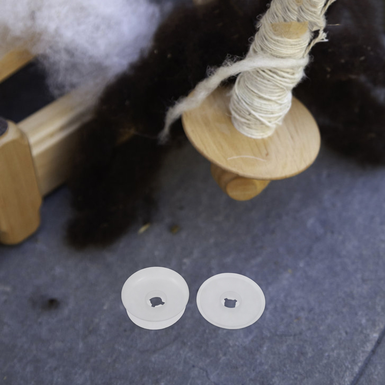 Embroidery Threads - 10 Bobine Vuote in Plastica per
