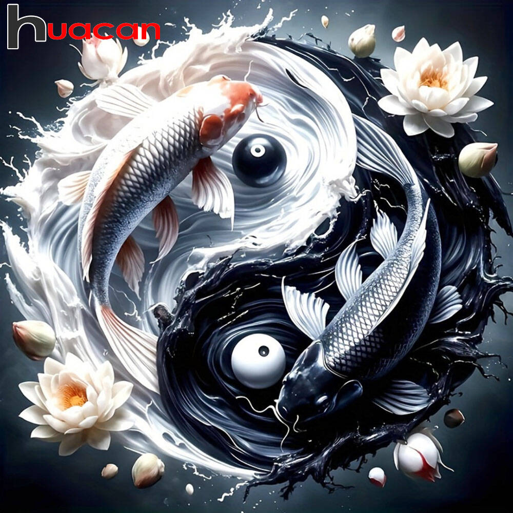 Embroidery Fish - Huacan 2025 Nuova collezione Dipinti con