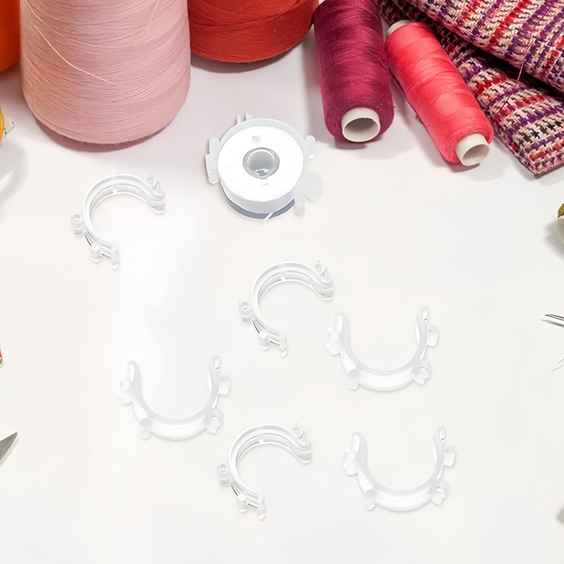 Embroidery Threads - 30 supporti trasparenti per rocchetti, ideali