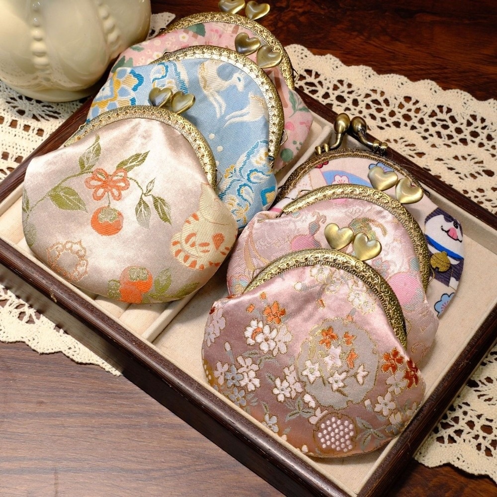 Embroidery Wallet - Portamonete Anti-smarrimento con Chiusura a Scatto,