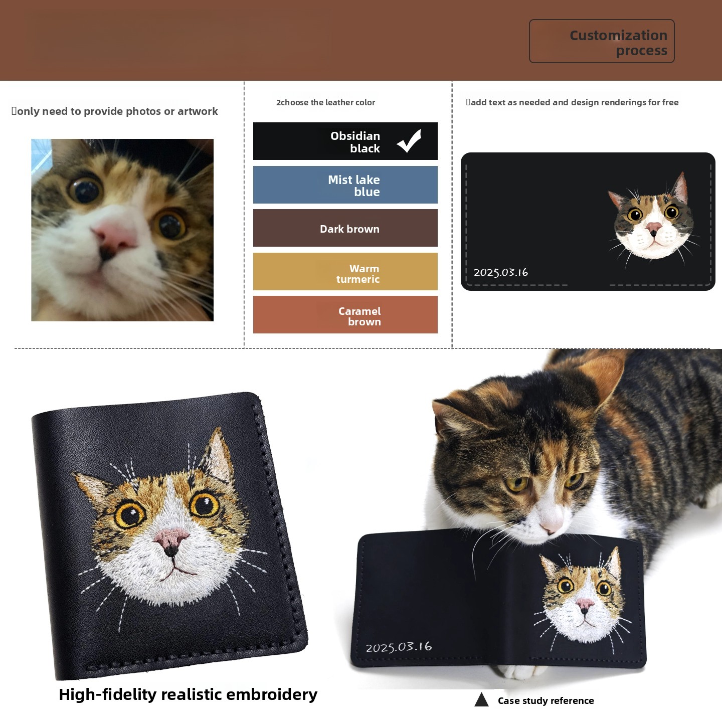 Portafoglio in Vera Pelle Pers - Embroidery Wallet recensione e prezzo
