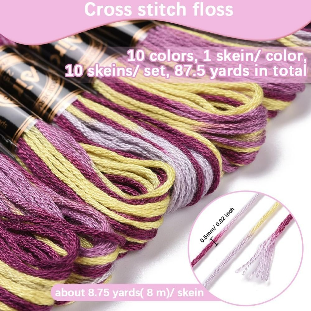 6 fili viola filo da ricamo va - Embroidery Threads recensione e prezzo