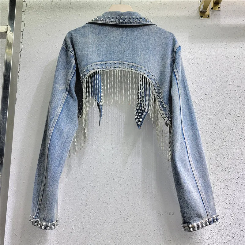 Nappe con perline strass Rivet - Embroidery Jacket Jeans recensione e prezzo