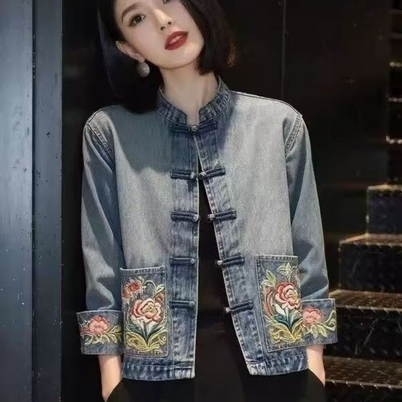 Giacca di Jeans da Donna Ricam - Embroidery Jacket Jeans recensione e prezzo