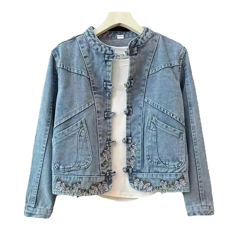 2025 Primavera Autunno New Fas - Embroidery Jacket Jeans recensione e prezzo