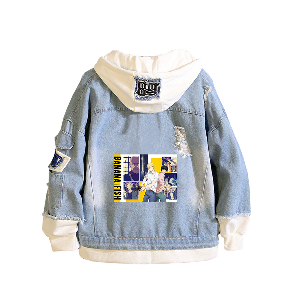 BANANA FISH Giacca Demin Anime - Embroidery Jacket Jeans recensione e prezzo