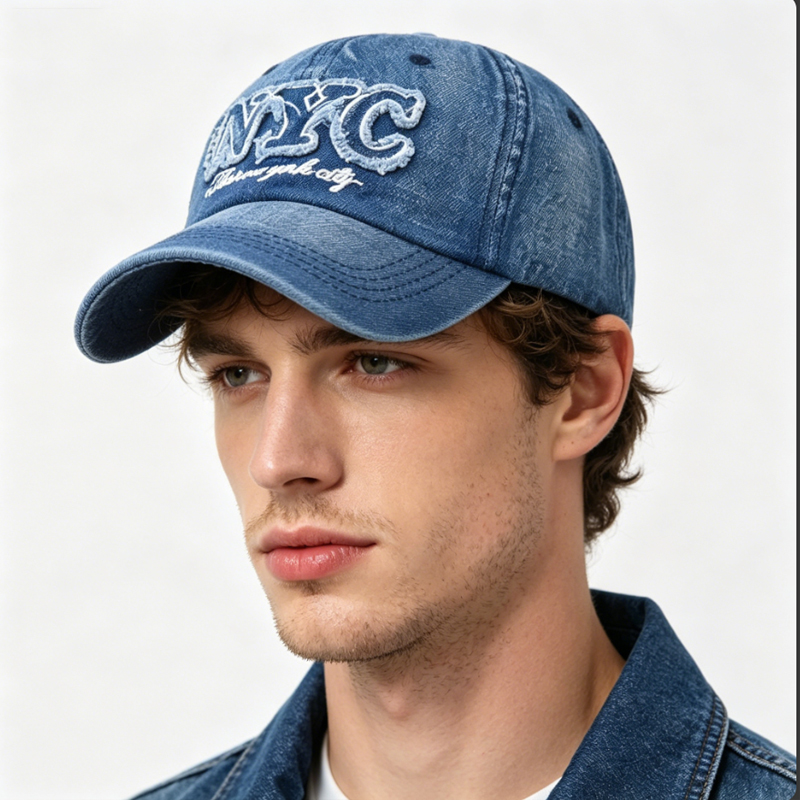 Berretto da Baseball in Denim  - Embroidery Nyc recensione e prezzo
