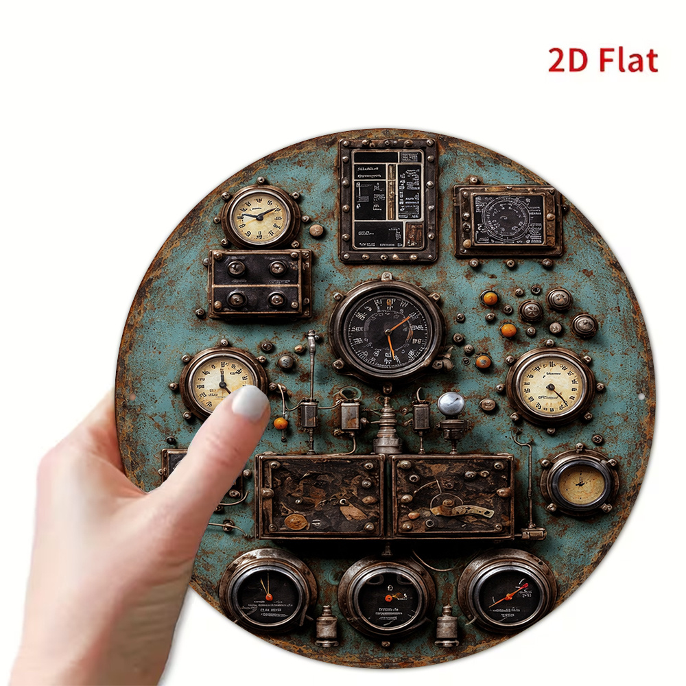 Insegna Rotonda in Alluminio 2 - Embroidery Wall Art recensione e prezzo