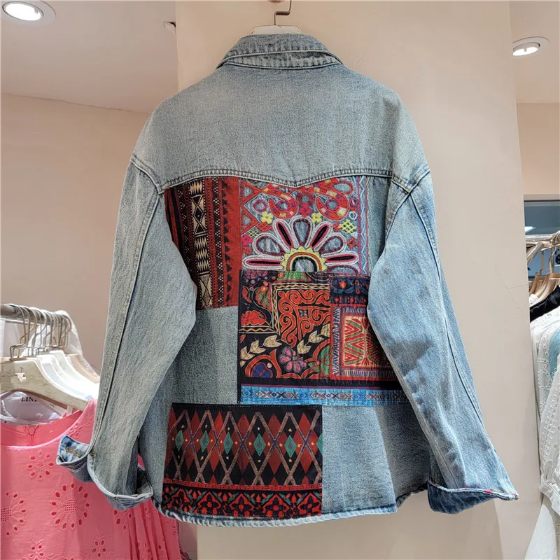 Giacca di jeans impiombata con - Embroidery Jacket Jeans recensione e prezzo