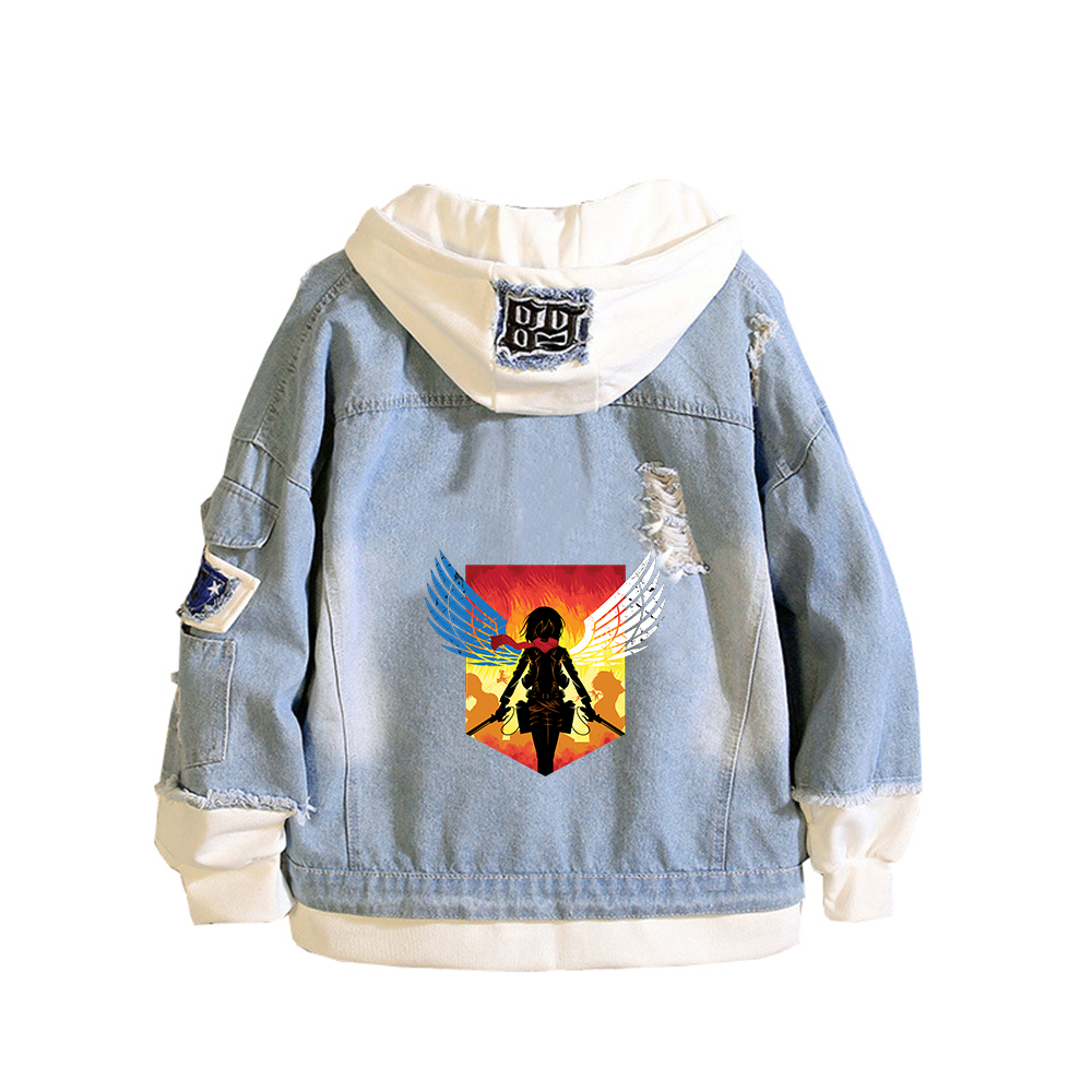 Attack on Titan Anime Giacche  - Embroidery Jacket Jeans recensione e prezzo