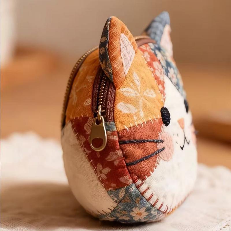 Portamonete a forma di gatto i - Embroidery Wallet recensione e prezzo